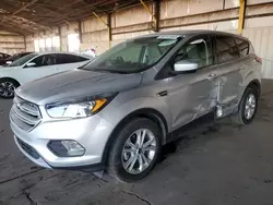 Salvage cars for sale at Phoenix, AZ auction: 2019 Ford Escape SE