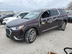 Salvage cars for sale at Haslet, TX auction: 2020 Chevrolet Traverse Premier