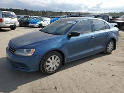 Salvage cars for sale at Harleyville, SC auction: 2016 Volkswagen Jetta S