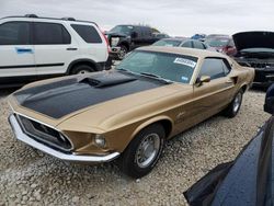 Salvage cars for sale at Taylor, TX auction: 1969 Ford Mustang M1