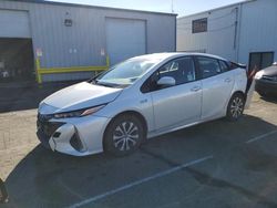 Salvage cars for sale at Vallejo, CA auction: 2021 Toyota Prius Prime LE