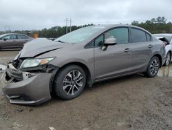 Salvage cars for sale at Greenwell Springs, LA auction: 2013 Honda Civic EX