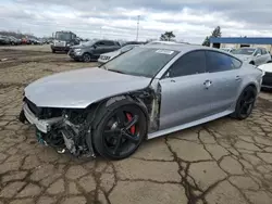 Audi salvage cars for sale: 2018 Audi RS7