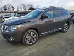 Nissan salvage cars for sale: 2015 Nissan Pathfinder S