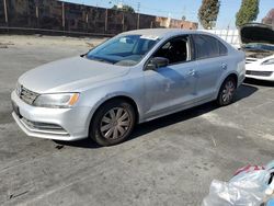 Volkswagen salvage cars for sale: 2015 Volkswagen Jetta Base