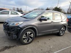 SUV salvage a la venta en subasta: 2015 Honda CR-V Touring