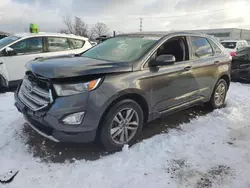 Salvage cars for sale at Chicago Heights, IL auction: 2015 Ford Edge SEL