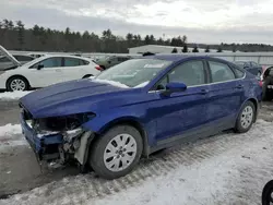 Salvage cars for sale at Windham, ME auction: 2014 Ford Fusion S