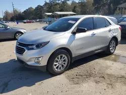 Salvage cars for sale at Savannah, GA auction: 2018 Chevrolet Equinox LS