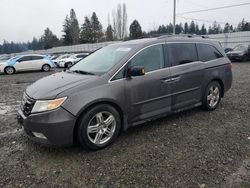 Salvage cars for sale at Graham, WA auction: 2012 Honda Odyssey Touring