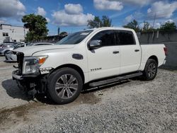 Salvage cars for sale at Opa Locka, FL auction: 2017 Nissan Titan SV