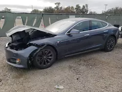 Salvage cars for sale at Riverview, FL auction: 2020 Tesla Model S