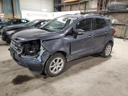 Salvage cars for sale from Copart Eldridge, IA: 2019 Ford Ecosport SE