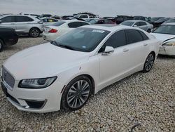 Salvage cars for sale at Taylor, TX auction: 2018 Lincoln MKZ Hybrid Reserve