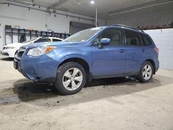 Salvage cars for sale at Candia, NH auction: 2015 Subaru Forester 2.5I Premium