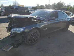 Salvage cars for sale at San Martin, CA auction: 2015 BMW 740 I