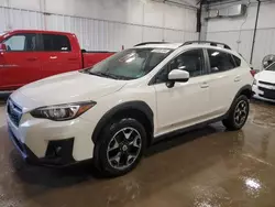 Salvage cars for sale at Franklin, WI auction: 2018 Subaru Crosstrek Premium