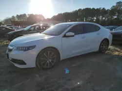 Salvage cars for sale at Seaford, DE auction: 2015 Acura TLX