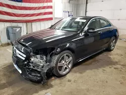 Vehiculos salvage en venta de Copart Lyman, ME: 2016 Mercedes-Benz C 300 4matic