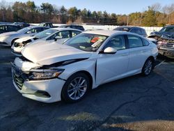 Salvage cars for sale at Exeter, RI auction: 2022 Honda Accord LX