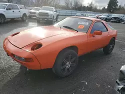 Salvage cars for sale at Portland, OR auction: 1978 Porsche 928