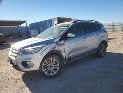 Salvage cars for sale at Andrews, TX auction: 2018 Ford Escape SE