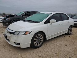 Salvage cars for sale from Copart San Antonio, TX: 2009 Honda Civic EXL