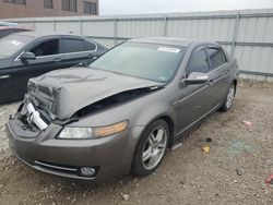 Salvage cars for sale at Kansas City, KS auction: 2007 Acura TL