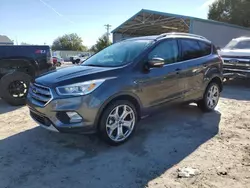 Salvage cars for sale at Midway, FL auction: 2017 Ford Escape Titanium