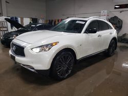 Salvage cars for sale at Elgin, IL auction: 2017 Infiniti QX70