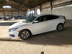 Honda salvage cars for sale: 2018 Honda Civic LX