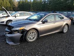 Salvage cars for sale from Copart Graham, WA: 2018 Toyota Camry XSE