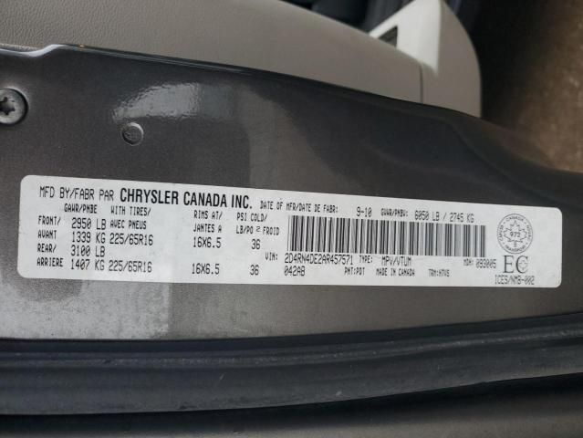 2010 Dodge Grand Caravan SE