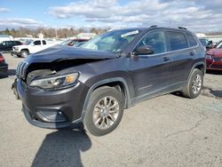 Salvage cars for sale at Pennsburg, PA auction: 2019 Jeep Cherokee Latitude Plus