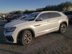 Salvage cars for sale at Las Vegas, NV auction: 2022 Volkswagen Atlas Cross Sport SEL Premium R-Line