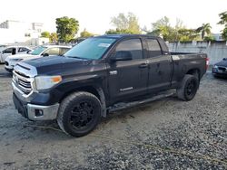 Salvage cars for sale at Opa Locka, FL auction: 2017 Toyota Tundra Double Cab SR