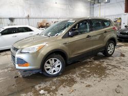 Salvage cars for sale at auction: 2013 Ford Escape S