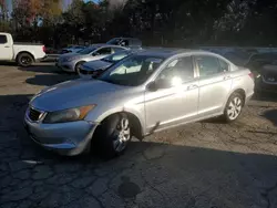 Salvage cars for sale at Austell, GA auction: 2008 Honda Accord EXL