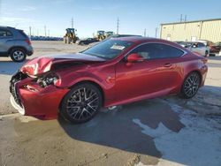 Salvage cars for sale at Haslet, TX auction: 2017 Lexus RC 200T