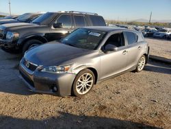 Salvage cars for sale at Tucson, AZ auction: 2012 Lexus CT 200