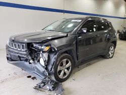 Salvage SUVs for sale at auction: 2018 Jeep Compass Latitude