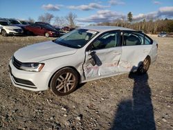 Salvage cars for sale at West Warren, MA auction: 2017 Volkswagen Jetta S