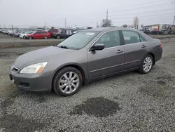 2006 Honda Accord EX en venta en Eugene, OR