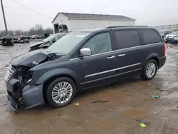 Salvage cars for sale at Portland, MI auction: 2013 Chrysler Town & Country Touring L