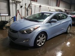 Salvage cars for sale at Elgin, IL auction: 2012 Hyundai Elantra GLS