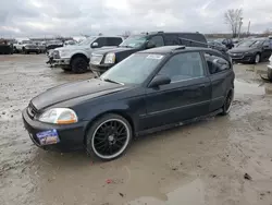 Salvage cars for sale at Kansas City, KS auction: 1996 Honda Civic EX