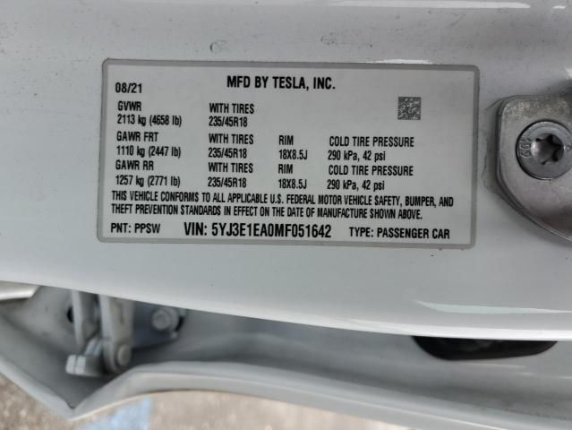 2021 Tesla Model 3