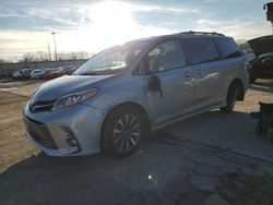 Salvage cars for sale from Copart Fort Wayne, IN: 2019 Toyota Sienna XLE