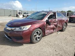 2017 Honda Accord LX en venta en Homestead, FL