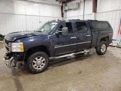 Salvage cars for sale at Franklin, WI auction: 2013 Chevrolet Silverado K3500 LT